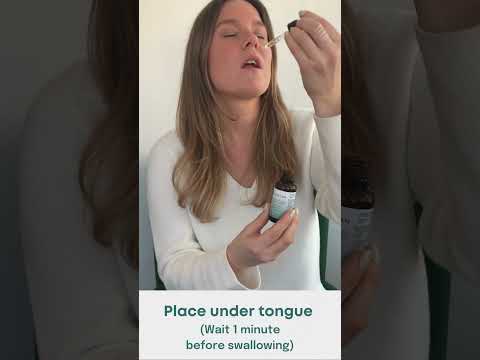 Video of how to take CBD Oil